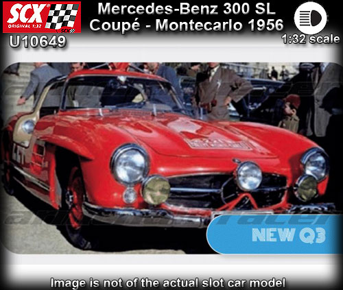 SCX U10649 - Mercedes-Benz 300SL Coupe - 1956 Monte Carlo