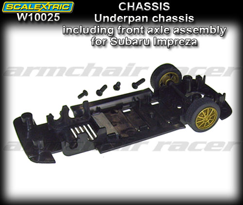 SCALEXTRIC CHASSIS W10025 - chassis for Subaru Impreza