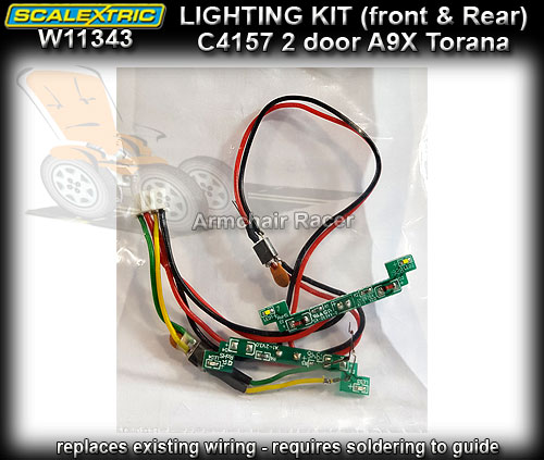 SCALEXTRIC LIGHTS W11343 - PCB Lights F&R for Holden Torana