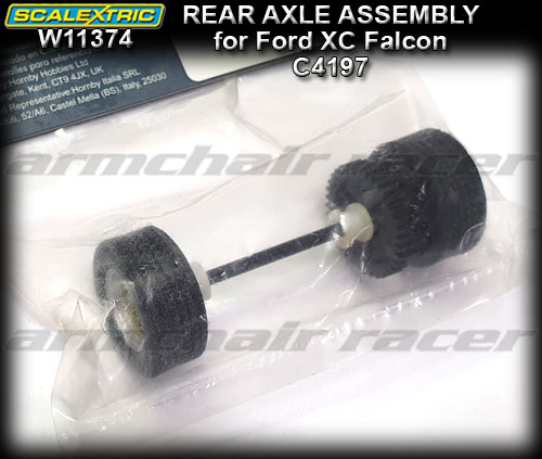 SCALEXTRIC AXLE W11374 - Ford XC Falcon C4197 rear axle assembly