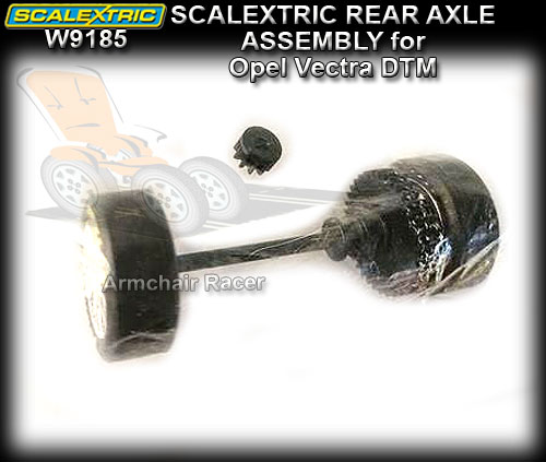SCALEXTRIC AXLE W9185 - Opel Vectra DTM rear axle assembly