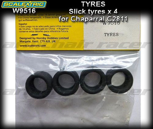 SCALEXTRIC TYRES W9516 - Chaparral C2811 tyres