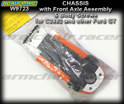 SCALEXTRIC CHASSIS W9723 - chassis for Ford GT C2882