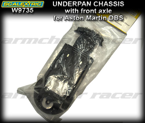 SCALEXTRIC CHASSIS W9735 - chassis for Aston Martin DBS