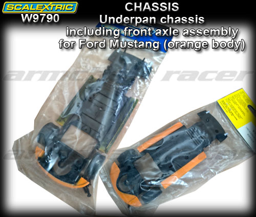 SCALEXTRIC CHASSIS W9790 - chassis for Ford Mustang