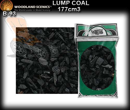 WOODLANDS SCENICS COAL B93 - Lump Coal