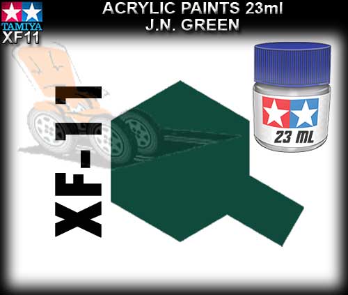 TAMIYA PAINT ACRYLIC XF11 - 23ml J.N.Green Acrylic Paint
