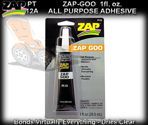 ZAP PT12 - ZAP-A-DO-A-GOO STRONG FLEXIABLE-BONDS ANYTHING