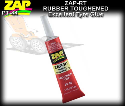 ZAP PT44 - RUBBER TOUGHENED GLUE ZAP A GAP CA+ 1oz/28.3gram